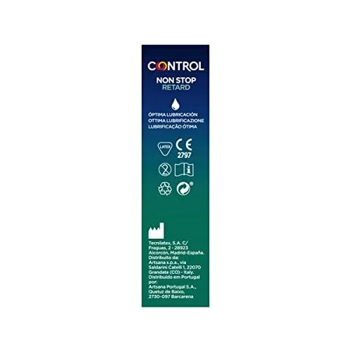 CONTROL ▫️ Retard – Preservativos de látex natural com lubrificante interior – 24 preservativos 4