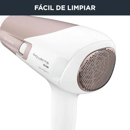 Rowenta ▫️ Studio Dry CV5830 Secador de cabelo de 2300 W, tecnologia Effiwatts, 6 níveis de velocidade/temperatura, Termocontrol, gerador iónico, ar frio, difusor, cabo de 1,8 m, branco 5