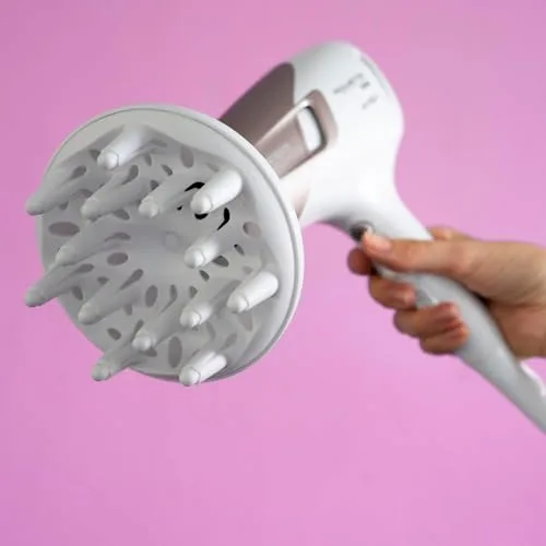 Rowenta ▫️ Studio Dry CV5830 Secador de cabelo de 2300 W, tecnologia Effiwatts, 6 níveis de velocidade/temperatura, Termocontrol, gerador iónico, ar frio, difusor, cabo de 1,8 m, branco 6