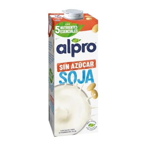 Alpro ▫️ Bebida Vegetal de Soja sem Açúcar - Embalagem de 6 x 1 L 3