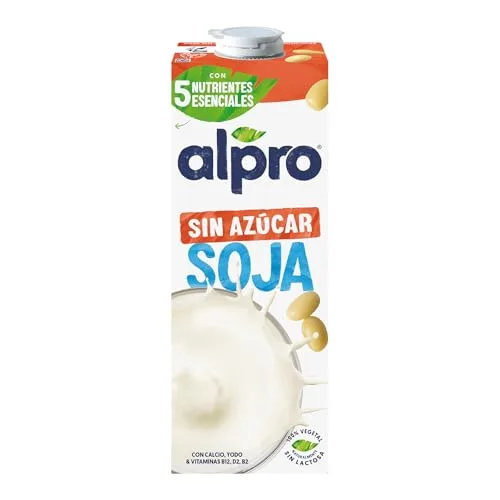 Alpro ▫️ Bebida Vegetal de Soja sem Açúcar - Embalagem de 6 x 1 L 4