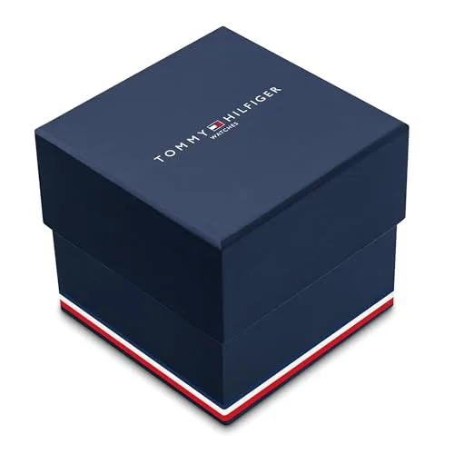 Tommy Hilfiger ▫️ Relógio analógico multifunções de quartzo para homem, com bracelete em silicone azul-marinho - 1791721 4