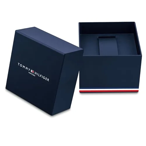 Tommy Hilfiger ▫️ Relógio analógico multifunções de quartzo para homem, com bracelete em silicone azul-marinho - 1791721 5