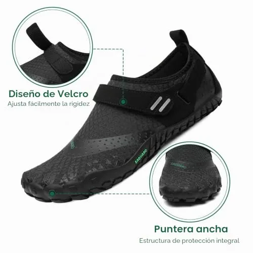 SAGUARO ▫️ Barefoot - Ténis minimalistas para homem e mulher, com solas Zero Drop e biqueira larga, tamanhos 35-48 EU 2