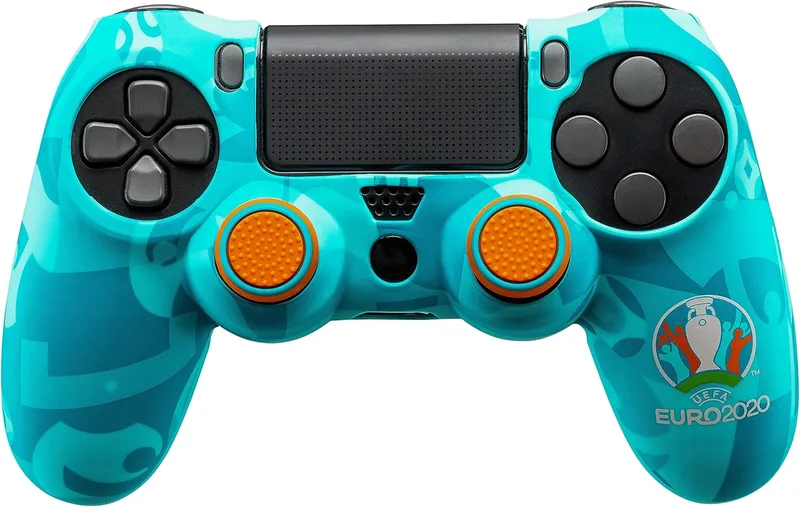 Qubick ▫️ Meridiem Games - Skin para comando UEFA EURO 2020 para PS4 (PS4)