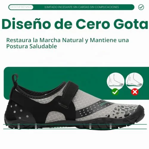 SAGUARO ▫️ Ténis Barefoot para Mulher e Homem, Calçado Minimalista e Respirável, Ténis de Trail Running para Fitness e Caminhadas, Tamanhos 35-48 3