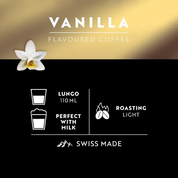 Café Royal ▫️ com sabor a baunilha - Cápsulas para máquina de café Nespresso (100 unidades, intensidade 4/10, certificação UTZ, 10 unidades) 3