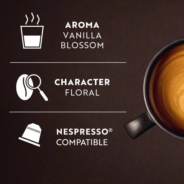 Café Royal ▫️ com sabor a baunilha - Cápsulas para máquina de café Nespresso (100 unidades, intensidade 4/10, certificação UTZ, 10 unidades) 4