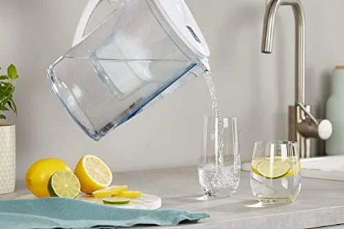 Amazon Basics ▫️ Cartuchos filtrantes de água, 6 unidades, embalagem de 1, adequados e compatíveis com todos os jarros BRITA, incluindo os modelos PerfectFit e os jarros Amazon Basic 6