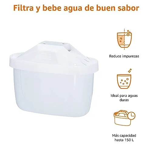 Amazon Basics ▫️ Cartuchos filtrantes de água adequados e compatíveis com todos os produtos BRITA, incluindo PerfectFit e jarros, embalagem de 12 2