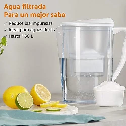 Amazon Basics ▫️ Cartuchos filtrantes de água adequados e compatíveis com todos os produtos BRITA, incluindo PerfectFit e jarros, embalagem de 12 5