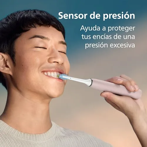 PHILIPS ▫️ Escova de dentes elétrica Sonicare DiamondClean 9000, sónica com aplicação, sensor de pressão, 4 modos de escovagem, copo de carregamento e estojo de viagem com USB, rosa, HX9911/29 5
