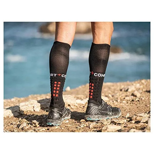 COMPRESSPORT ▫️ Full Socks Run – Meias de compressão – Apoio muscular – Corrida e triatlo para treino e competição – Unissexo – Adultos 3