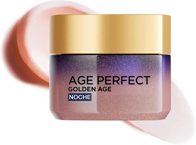 L'Oreal Paris ▫️ L'Oréal Paris Age Perfect Golden Age Creme de Noite Fortificante, Antiflacidez e Luminosidade, Peles Maduras, 50 ml