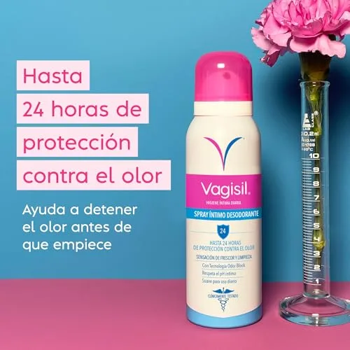 VAGISIL ▫️ Spray Desodorizante Íntimo Odor Block, Frescura durante todo o dia, 125 ml 2