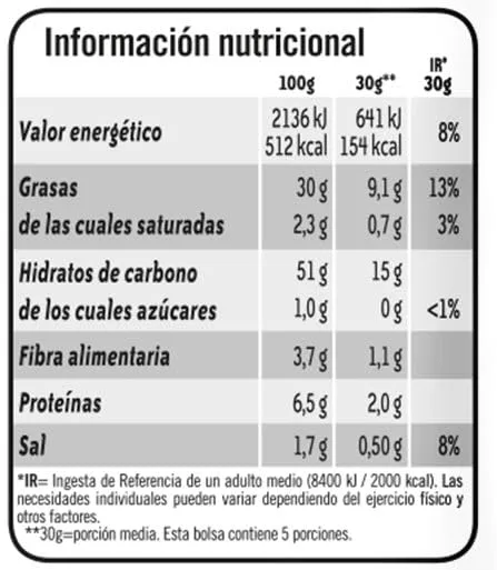 Ruffles ▫️ Jamón, Batatas fritas com sabor a presunto, Produto de aperitivo, embalagem individual, 150 g 6