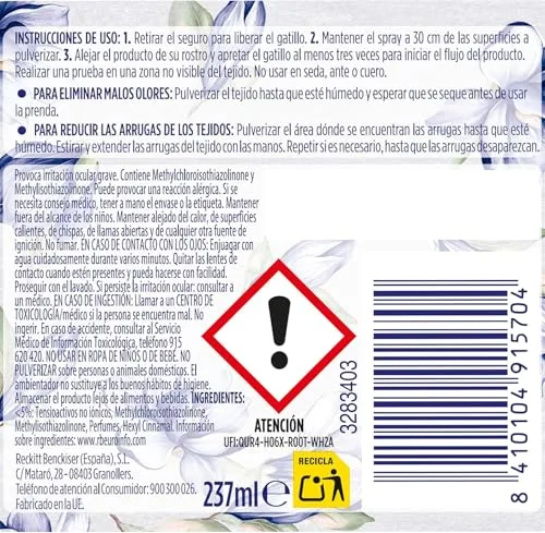 Flor ▫️ Instant – Perfume para a roupa, fragrância azul – embalagem de 4 3