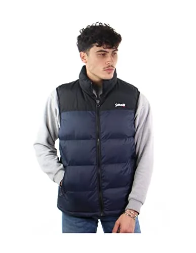 Schott NYC ▫️ Utahv Colete de penas com ombros para homem 2