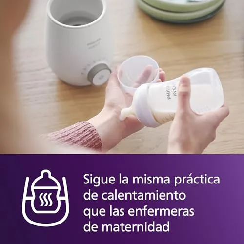 AVENT ▫️ Philips Premium Aquecedor de biberões rápido — Controlo inteligente da temperatura, aquece uniformemente sem pontos quentes, sistema de banho-maria com qualidade hospitalar, SCF358/00 3