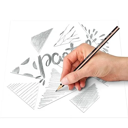 STAEDTLER ▫️ Noris 118 BK6 PAST, Lápis triangulares de madeira certificada, embalagem blister com 6 unidades 4