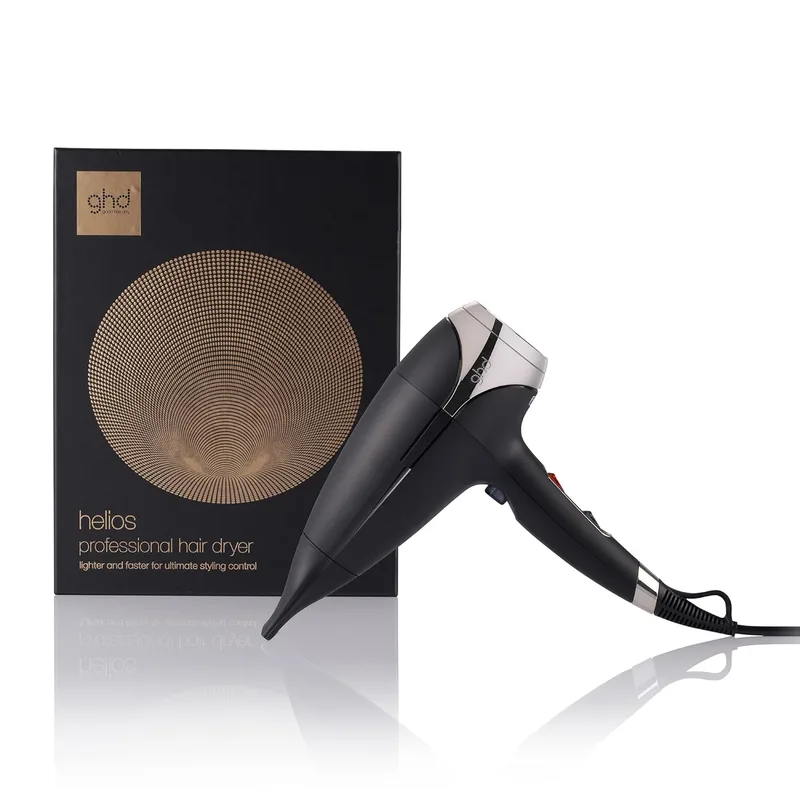 ghd Helios - Secador de Cabelo Profissional, Leve, Secagem Rápida, Máximo Controlo de Modelação - Para Todos os Tipos de Cabelo - (Ficha Europeia)
