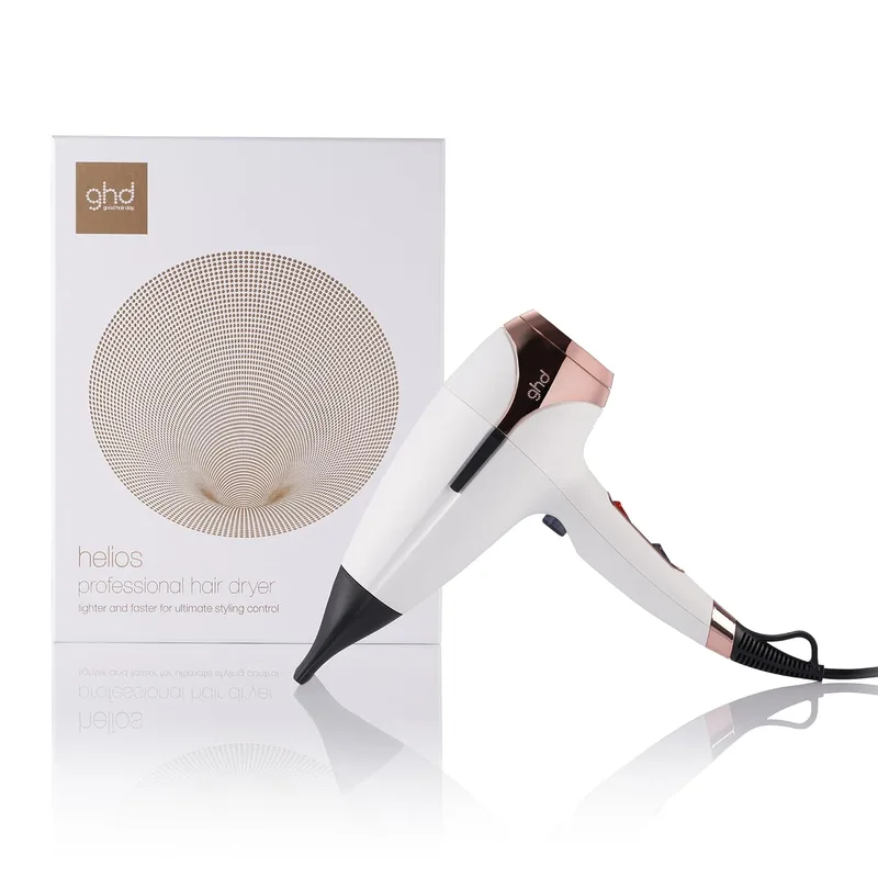 ghd Helios - Secador de Cabelo Profissional, Leve, Secagem Rápida, Máximo Controlo de Modelação - Para Todos os Tipos de Cabelo - (Ficha Europeia)