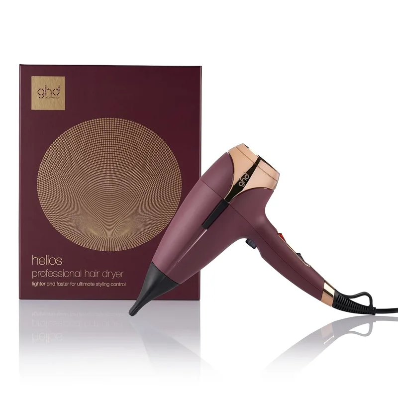 ghd ▫️ Helios - Secador de cabelo profissional, leve, secagem rápida, controlo máximo do penteado - Para todos os tipos de cabelo - (Ficha europeia)