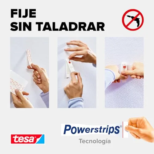 tesa ▫️ Pregos ajustáveis para papel de parede e reboco - 1 kg - 4 unidades 4