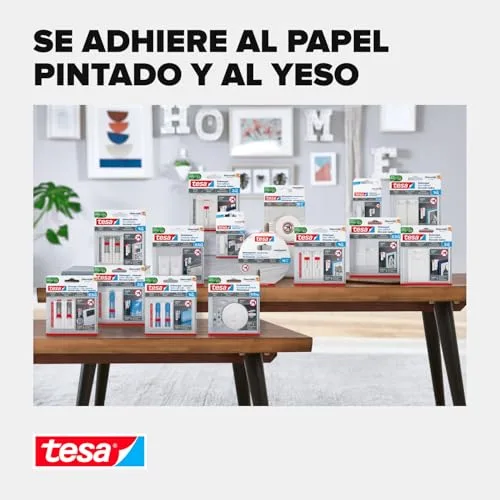 tesa ▫️ Pregos ajustáveis para papel de parede e reboco - 1 kg - 4 unidades 7