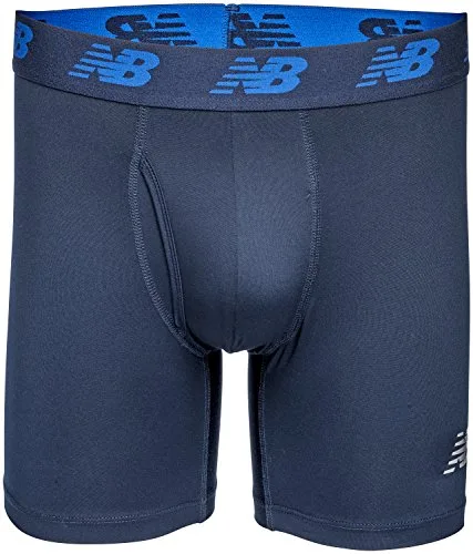 New Balance ▫️ Premium 6 Inch com Fly - Conjunto de 3 boxers para homem (Conjunto de 3) 4