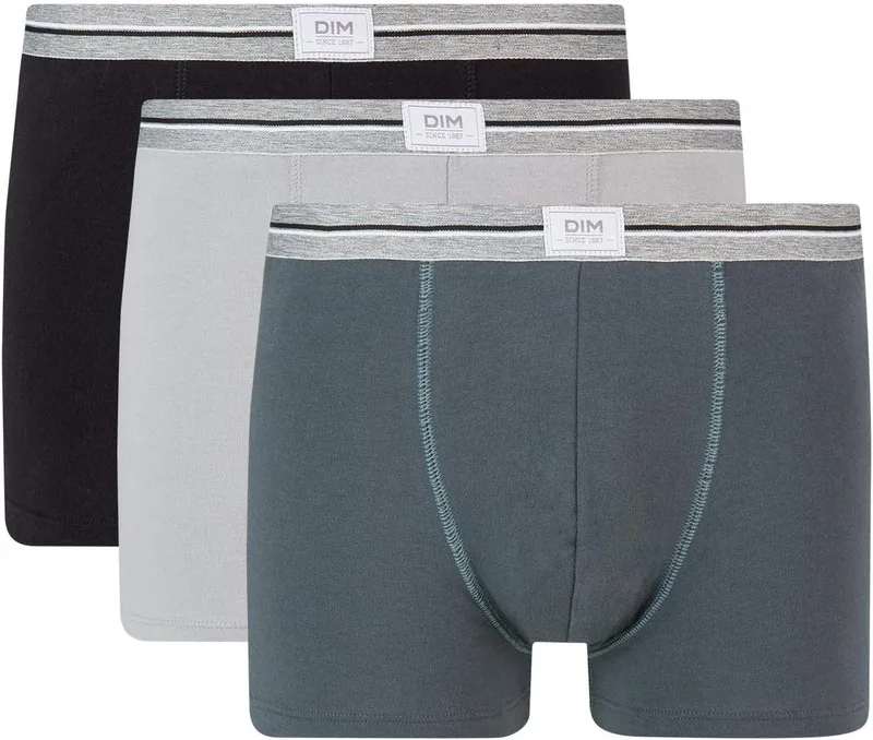 Dim ▫️ Boxers Ultra-Resist Coton Stretch Durable X3 para Homem (Conjunto de 3)