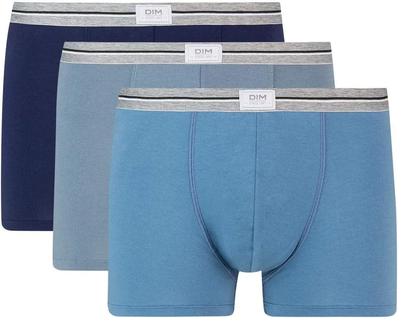 Dim ▫️ Pack de 3 boxers de algodão elástico Ultra Resist Resilient para homem x3