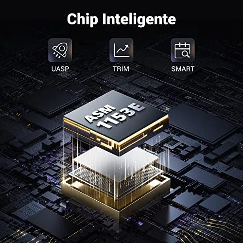 UGREEN ▫️ Caixa para disco rígido de 2,5" com USB-C e UASP a 6 Gbps 5