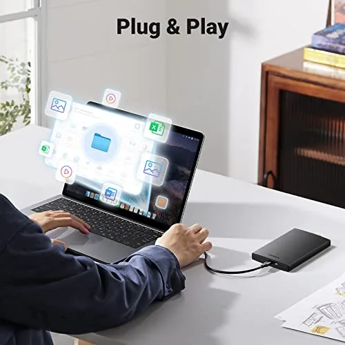 UGREEN ▫️ Caixa para disco rígido de 2,5" com USB-C e UASP a 6 Gbps 7