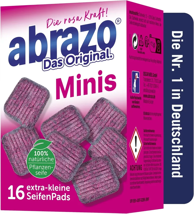abrazo ▫️ abraço, abraçinho - 16 esponjas de limpeza para panelas, churrasqueira, forno, esponja de limpeza com sabão vegetal vegan, esponja de cozinha, esponja de limpeza