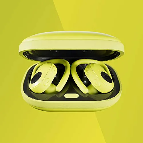 Skullcandy ▫️ Auscultadores desportivos sem fios Push Ultra True com ligação Bluetooth, resistência ao suor e à água (IP67), até 40 horas de autonomia total, cor amarelo elétrico. 2