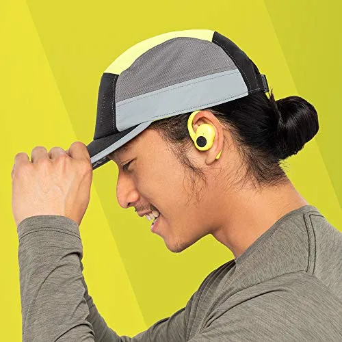 Skullcandy ▫️ Auscultadores desportivos sem fios Push Ultra True com ligação Bluetooth, resistência ao suor e à água (IP67), até 40 horas de autonomia total, cor amarelo elétrico. 4