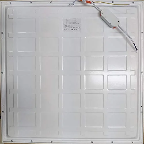 MUNDDY ▫️ ® - Conjunto de 10 painéis LED 60 x 60 cm, 50 W, Branco Frio 6500 K, 6500 lúmenes reais, 595 x 595 x 33 mm,Driver incluído, embutível em teto modular, envio urgente a partir de Madrid 5