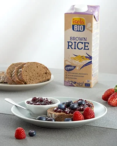 Isola Bio ▫️ Bebida Ecológica Vegetal de Arroz Integral - Embalagem de 6 x 1 L 3
