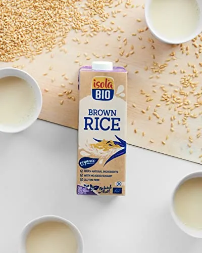 Isola Bio ▫️ Bebida Ecológica Vegetal de Arroz Integral - Embalagem de 6 x 1 L 4