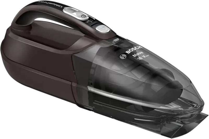 Bosch ▫️ Aspirador de mão Move Lithium 16 V MAX, 2 velocidades, castanho, 14,4 V, BHN16L