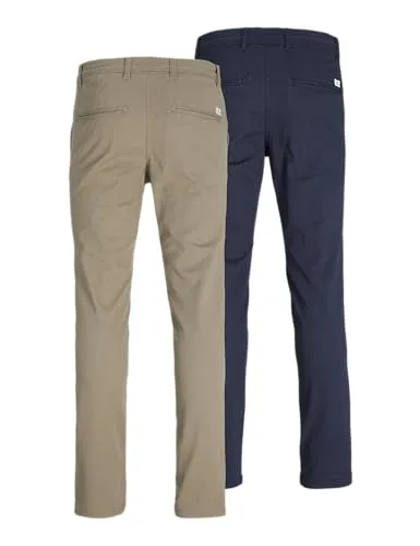 JACK & JONES ▫️ Calças Chino, Conjunto de 2 peças, Calças Chino de corte justo 4