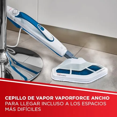 Polti ▫️ Vaporetto SV460 Double, Vassoura a Vapor 2 em 1 com Limpador Portátil 4