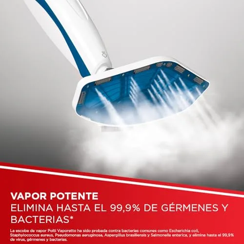 Polti ▫️ Vaporetto SV460 Double, Vassoura a Vapor 2 em 1 com Limpador Portátil 5