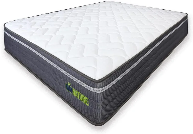 Matnature ▫️ MatFoam | Colchão Viscosoft Reversível | Firme e indeformável | Altura 21 cm | Muito respirável e antibacteriano | Ótima termorregulação | Tecido antiderrapante (105 x 190 cm)
