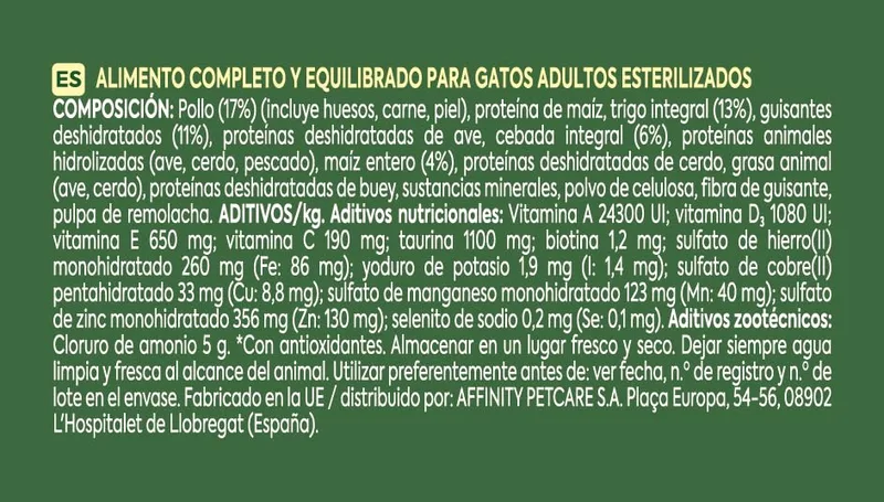 ultima ▫️ Esterilizado Adult Frango, Ração seca para gatos, Embalagem de 4 x 1,5 kg, Total: 6 kg 4