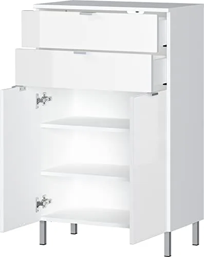 GERMANIA DIE MÖBELMACHER ▫️ Cómoda, Madeira Compósita, Branco, 60 x 97 x 34 cm 5