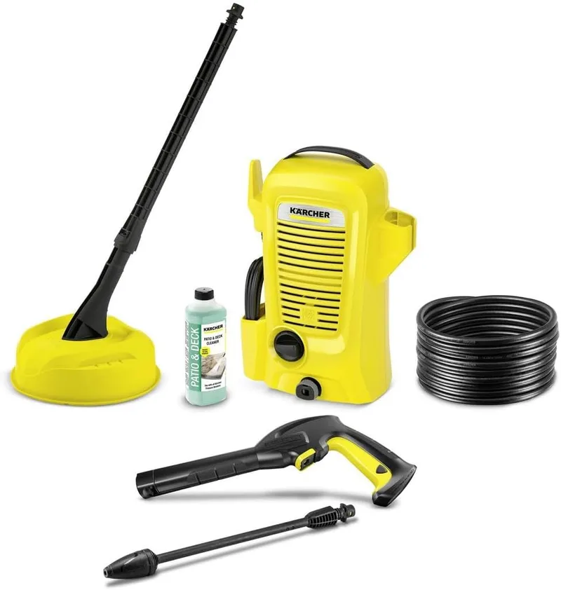 KÄRCHER ▫️ Máquina de lavar roupa de pressão K 2 Universal Edition Home, pressão: 110 bar, caudal: 360 l/h, capacidade: 20 m²/h, filtro de água, peso: 3,8 kg, pistola de alta pressão e mangueira, bocal turbo, kit doméstico