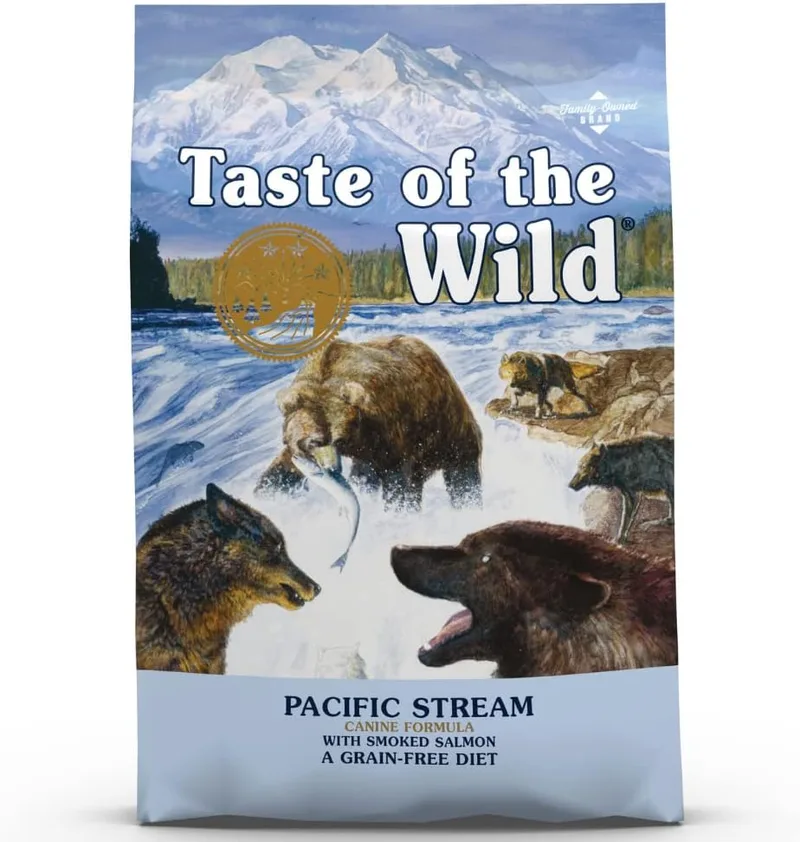 Taste of the Wild ▫️ Alimento para cães Pacific Stream Salmão fumado - 1 x 12,2 kg