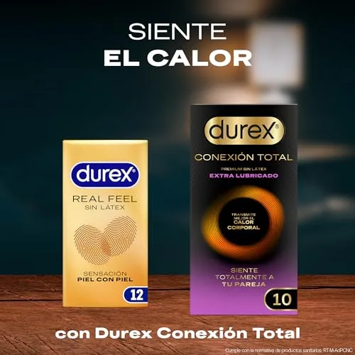 Durex ▫️ Preservativos Real Feel, extra lubrificados, sem látex, formato Easy-On, 24 preservativos 6